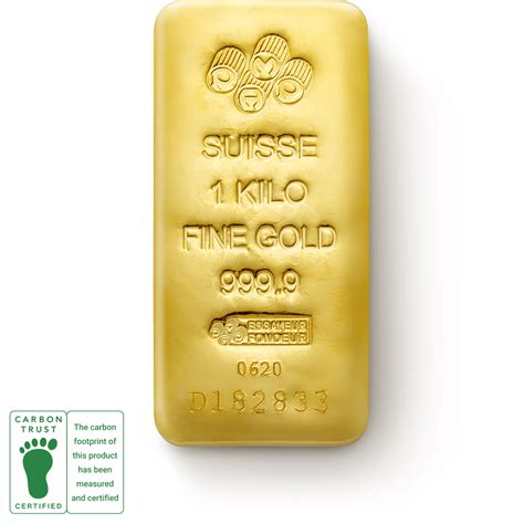 Buy 1 kg gold bar - fine gold 999.9 | GOLD AVENUE