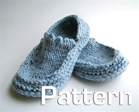 PATTERNS KNIT SLIPPERS « Free Patterns