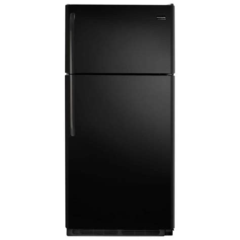 Frigidaire 18 cu. ft. Top Freezer Refrigerator in Black-FFHT1821QB ...