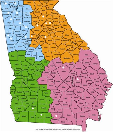 Region Map / GSPRA Regions