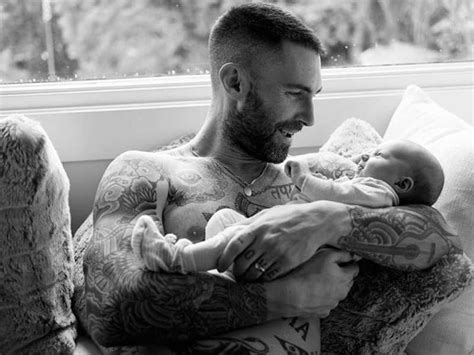 20 Pictures Of Adam Levine As A Father