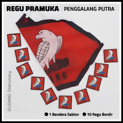 Jual Badge + Bendera Regu Pramuka Penggalang Putra [set] | Shopee Indonesia