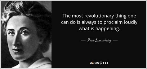 TOP 25 QUOTES BY ROSA LUXEMBURG | A-Z Quotes