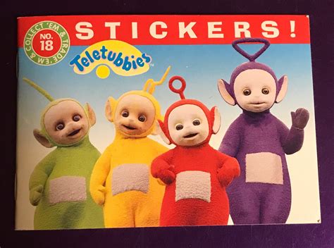 Vintage 1998 TELETUBBIES Mini Sticker Book by American | Etsy