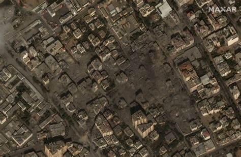 Satellite images reveal destruction in Gaza following Israeli ...