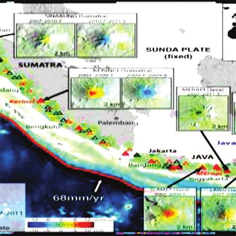 The map of volcanoes distribution in Java and Sumatera Island... | Download Scientific Diagram