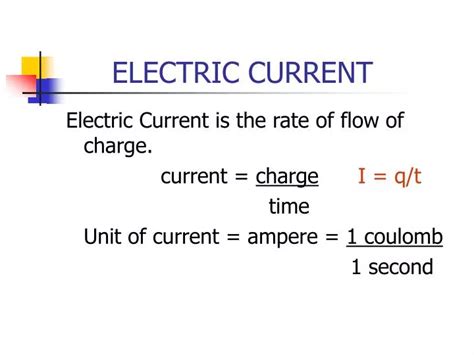 PPT - ELECTRIC CURRENT PowerPoint Presentation, free download - ID:5461990