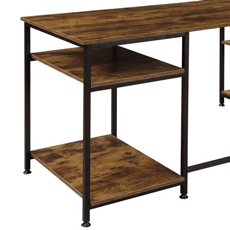 New Office Computer desk with multiple storage shelves, Modern Large ...