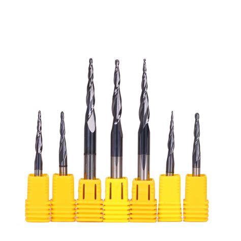 Solid Carbide 2 Flute Tapered Ball End Mills-SDK Tool Supply