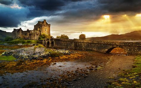 Eilean Donan Castle Full HD Wallpaper and Background Image | 2560x1600 ...