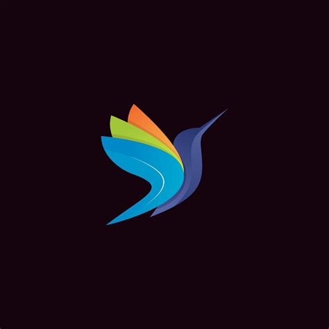 Hummingbird Logo Vector 16277806 Vector Art at Vecteezy