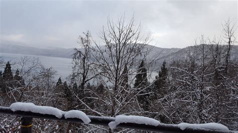 Aomori Japan - Lake Towada in Winter ️☃️ Lake Towada is...