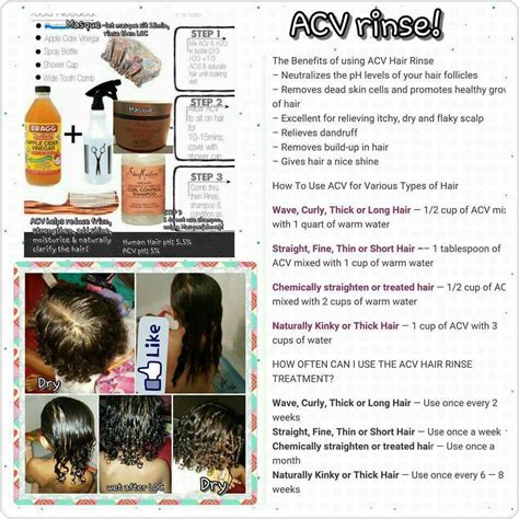 ACV Rinse Natural Hair Recipes, Natural Hair Care Tips, Natural Hair ...