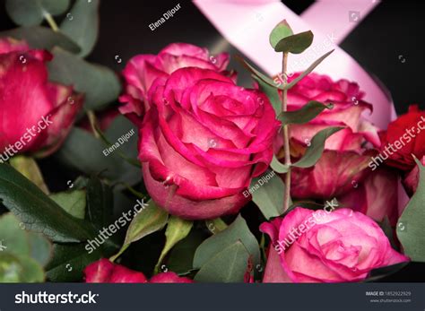 Funeral Red Rose Flowers Bouquet Arrangement Stock Photo 1852922929 ...