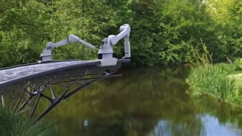 This Bridge was 3-D PRINTED in Midair - YouTube