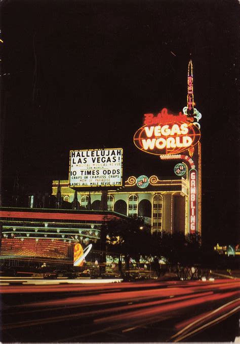 vegas world | Bob Stupak's Vegas World Hotel-Casino POSTCARD… | Flickr