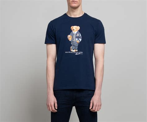Polo Ralph Lauren Ralph Lauren Teddy Bear Print T-Shirt Navy