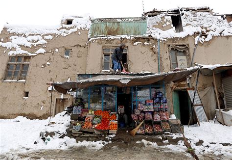 Severe weather conditions hit Afghanistan as heavy snow blankets parts of the country