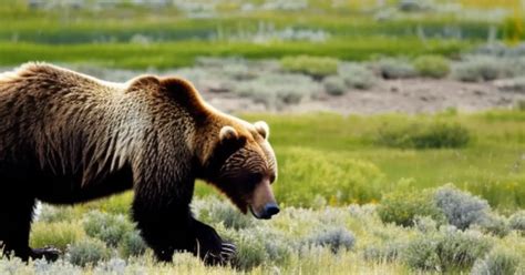 Grizzly bear in Yellowstone National Park