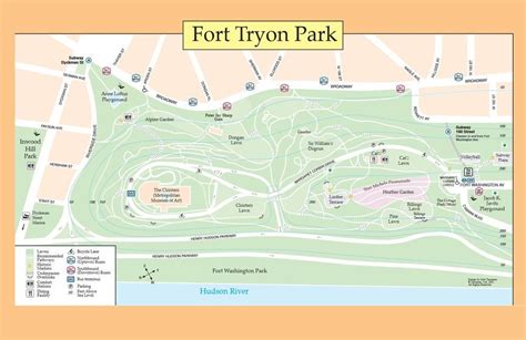 The Map to Fort Tryon Park. Fort Tryon Park, my favorite before8… | by ...