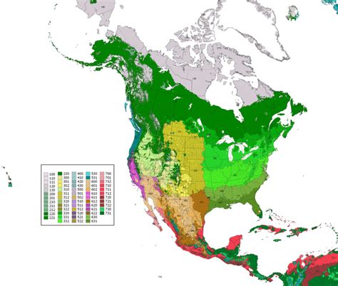 Vegetation Map Of North America