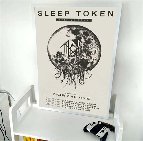 Sleep Token 2023 Uk Live Concert Tour Poster By Classy Missy