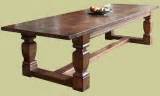 Heavy Oak Table & Matching Chairs in Traditional Interior