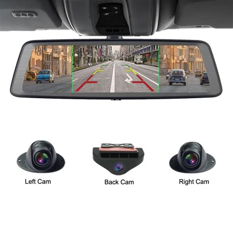 zuczug 360 degree panoramic 4CH Cameras lens 10" Touch Android Navi car camera gps rear view ...