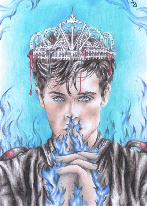 My drawing of #Maven from the #RedQueen series, with the crown from # ...