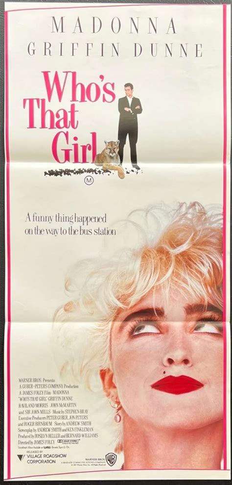 All About Movies - Who's That Girl Poster Original Daybill 1987 Madonna ...