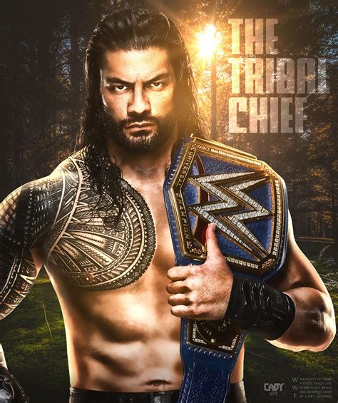 Roman Reigns The Tribal Chief Poster. by CaqybKhan1334 on DeviantArt