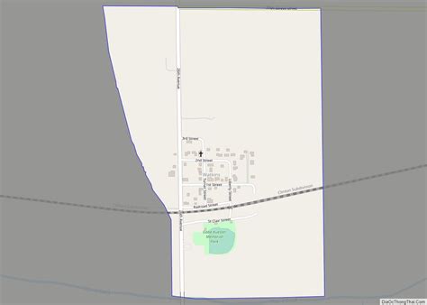 Map of Watkins CDP, Iowa