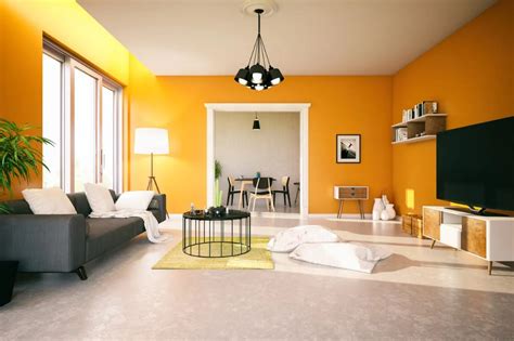 Orange Living Room Ideas