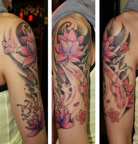 Lotus Tattoo Sleeve