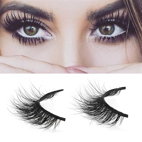 1 pair 3d mink lashes wholesale Lilly 100% real mink fur Handmade crossing lashes individual ...