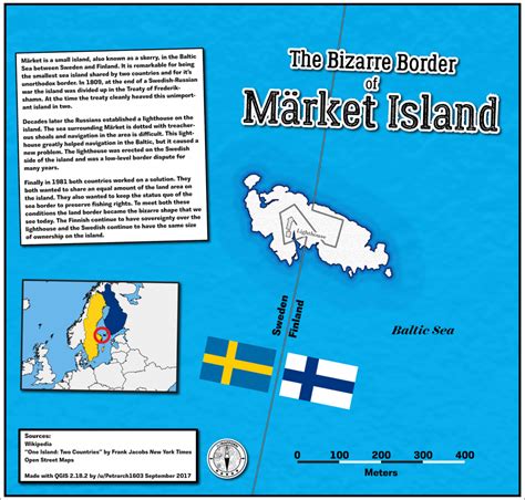 The bizarre border between Sweden and Finland - Vivid Maps