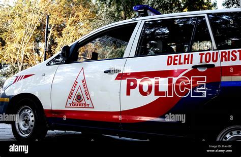 India police car hi-res stock photography and images - Alamy