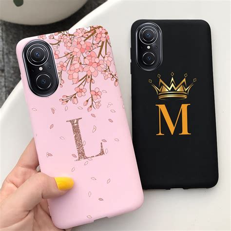 Case for Huawei Nova 9 SE 4G Soft Silicone Phone Case Crown New Letter Printed Cover for Huawei ...