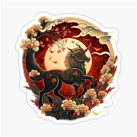 "Chinese New Year Beautiful Horse " Sticker for Sale by SmaxArt | Redbubble