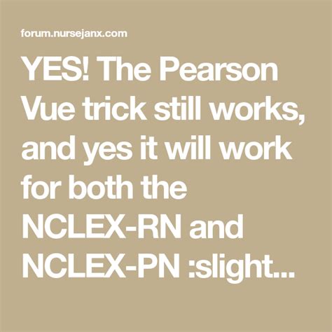 Pearson vue trick 2021 - ascsesell