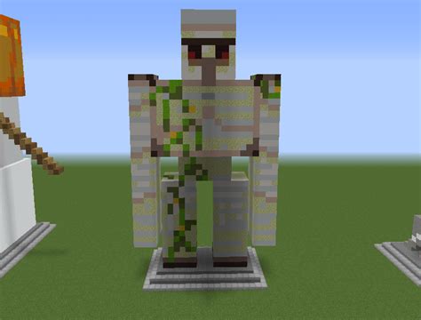 Iron golem statue! : Minecraft