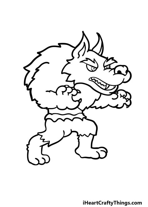 How To Draw A Werewolf