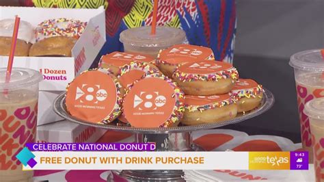 Celebrate National Donut Day with a free donut from Dunkin' Donuts ...