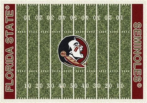 Buy Florida State Seminoles Football Field Logo Rugs Online