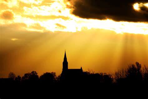 Free shadow of church in sun rays Stock Photo - FreeImages.com