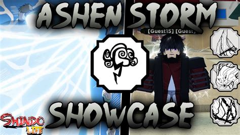 Shindo Life: Ashen Storm Showcase - YouTube