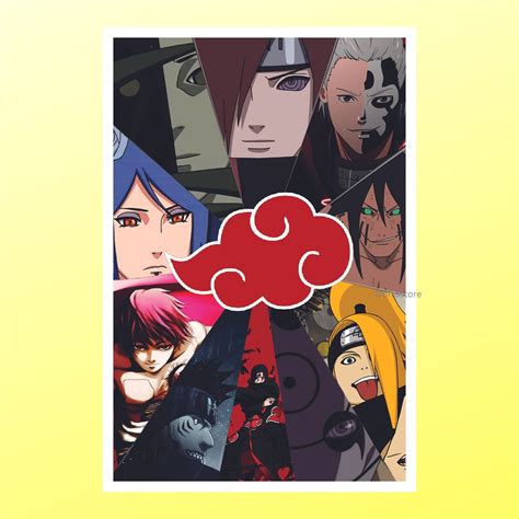 Naruto Anime Akatsuki Wall Poster