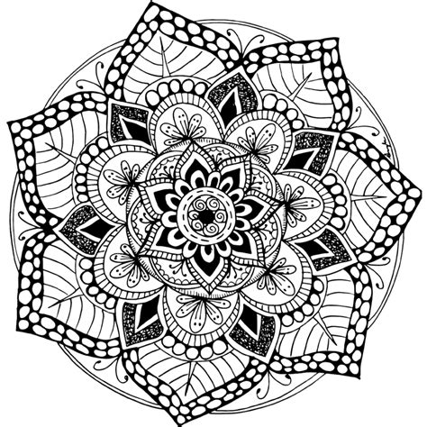 Well 18 Coloring Page - Monday Mandala