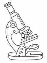 Microscopio Mikroskop Colorare Disegno Microscoop Ciencias Microscope  sketch template