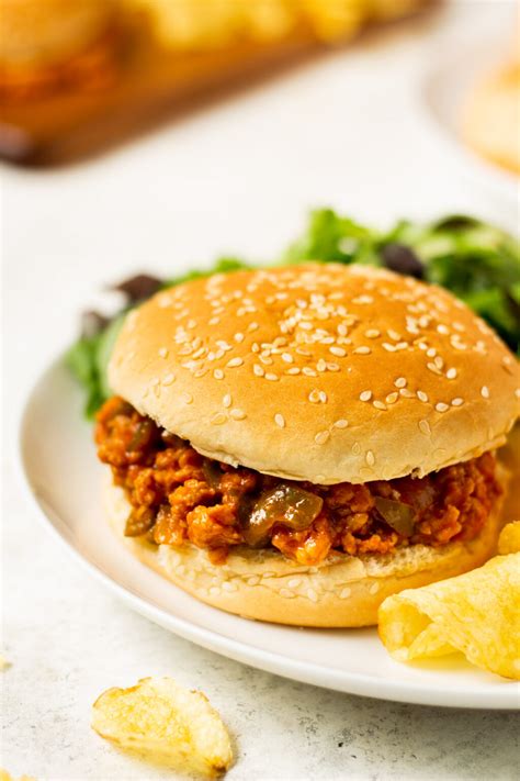 Instant Pot Ground Turkey Sloppy Joes - Healthy Hearty Recipes